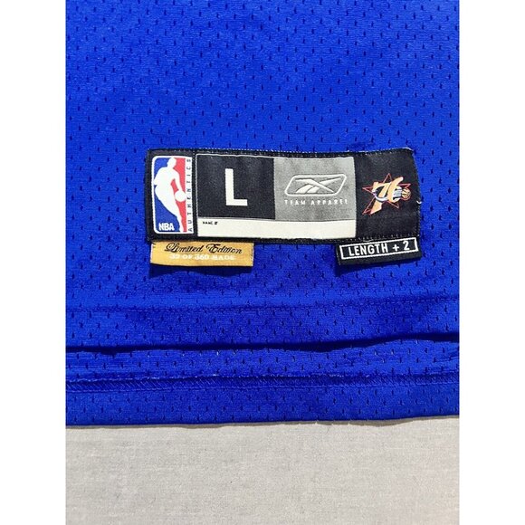 Allen Iverson #3 SIXERS Men’s 10th Anniversary Limited Edition 32 of 360 Jersey. - Picture 2 of 16